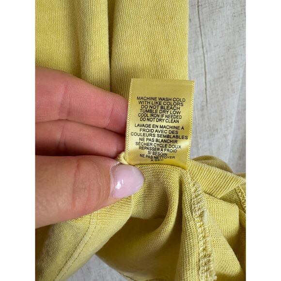 Billabong Stoked Yellow Graphic T-Shirt Size Small - Picture 6 of 7